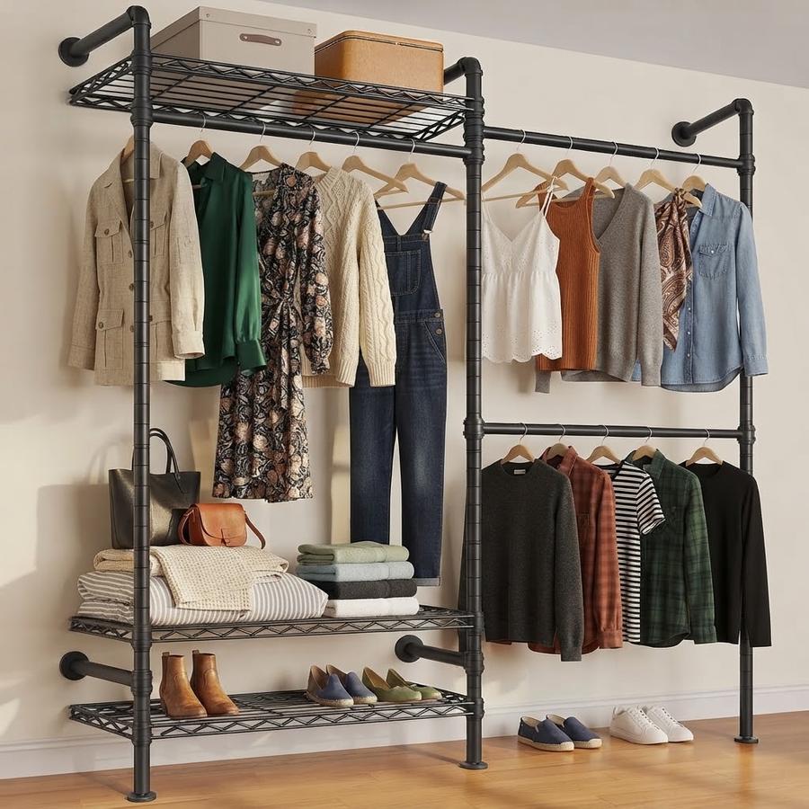 Timate F2 Compact Wall Clothes Rack