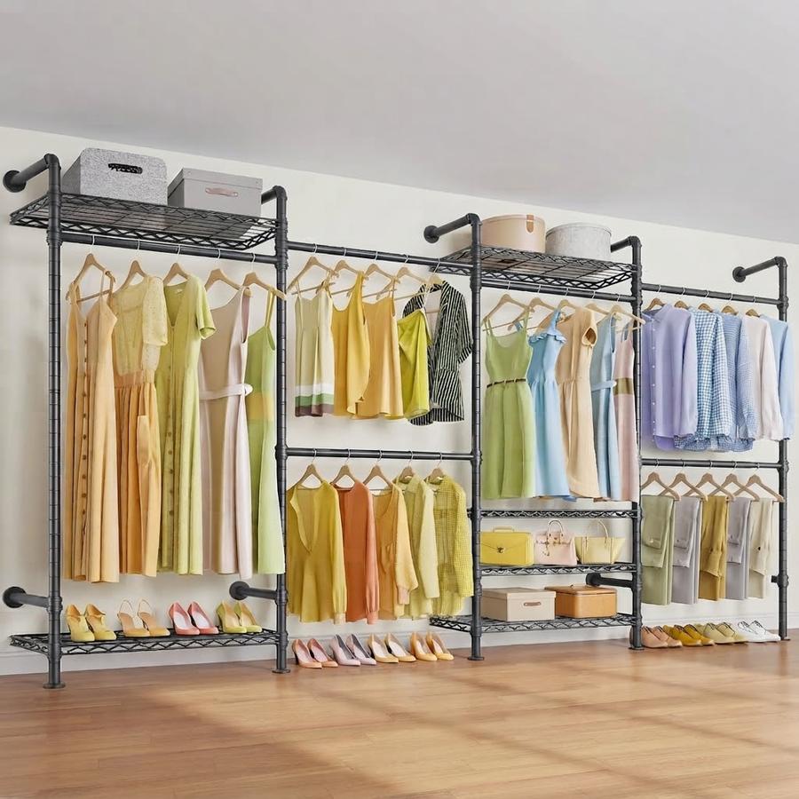 Timate F4 Expandable Wall Clothes Rack
